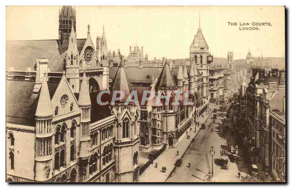 CPA Great Britain London Londres The law courts