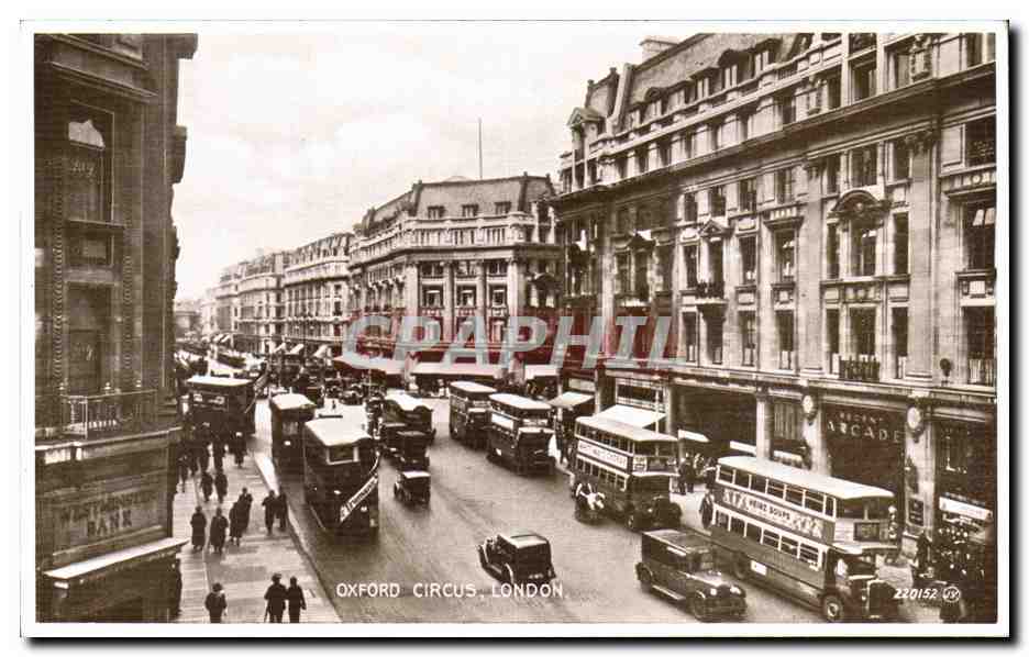 CPA Great Britain Londres London Oxford circus