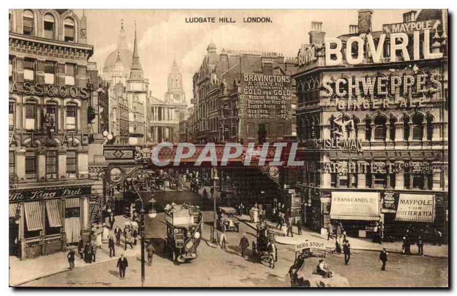 CPA Great Britain Londres London Ludgate Hill