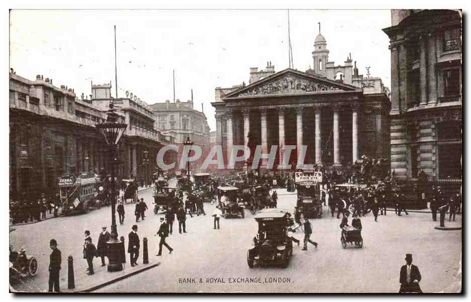 CPA Great Britain Bank & Royal Exchange London Londres