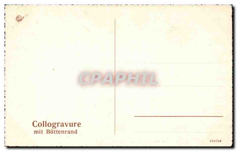 CPA Stuttgart Schicksalsbrunnen am Kgl Hofttheater — Rückseite