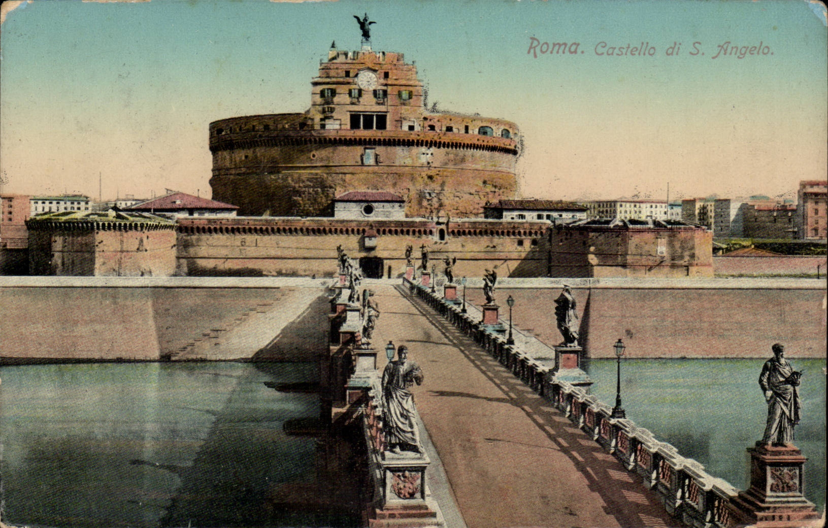 CPA italia Italie Roma Castello di S Angelo