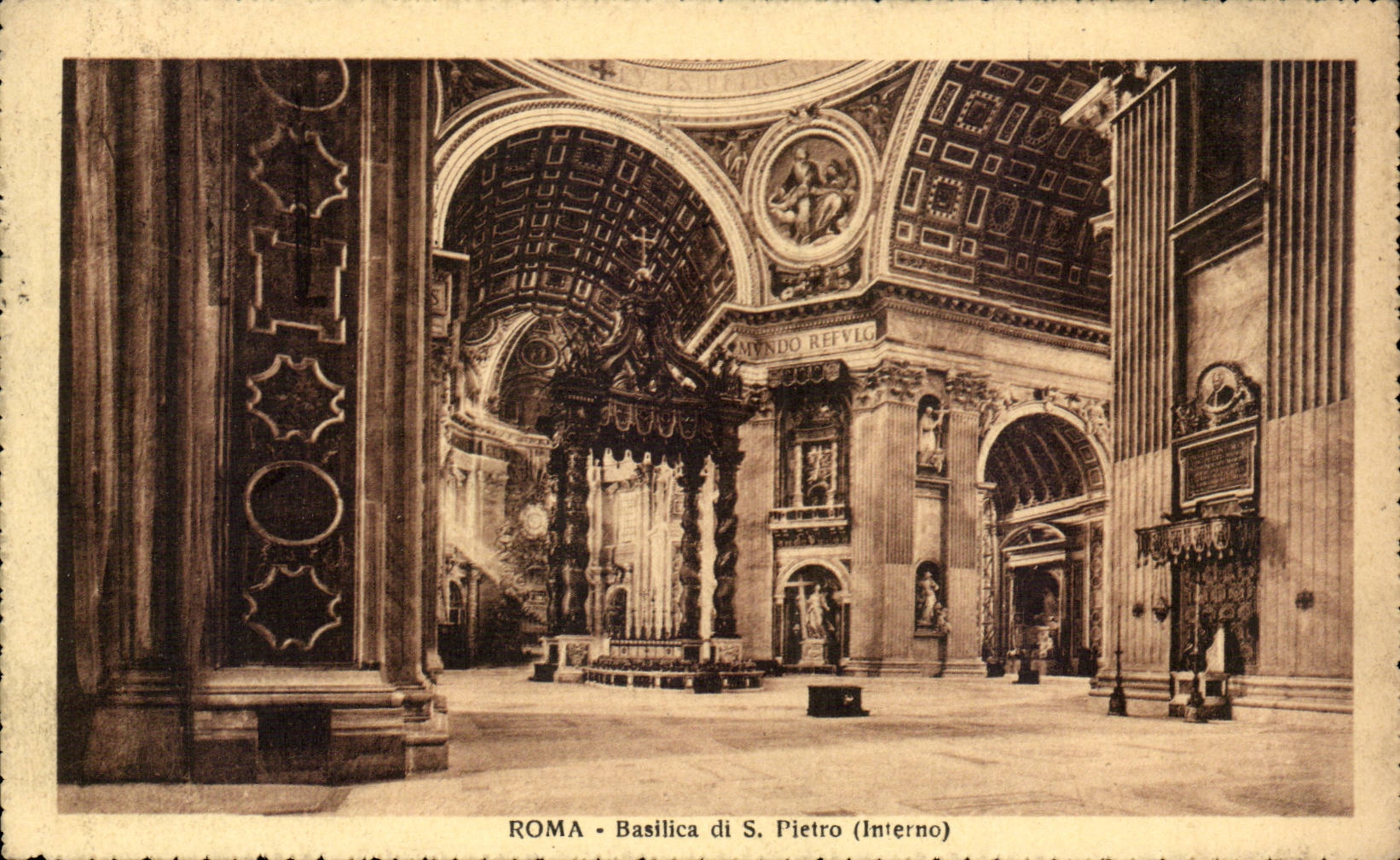 CPA Italie Italia Roma Basilica di S Pietro 