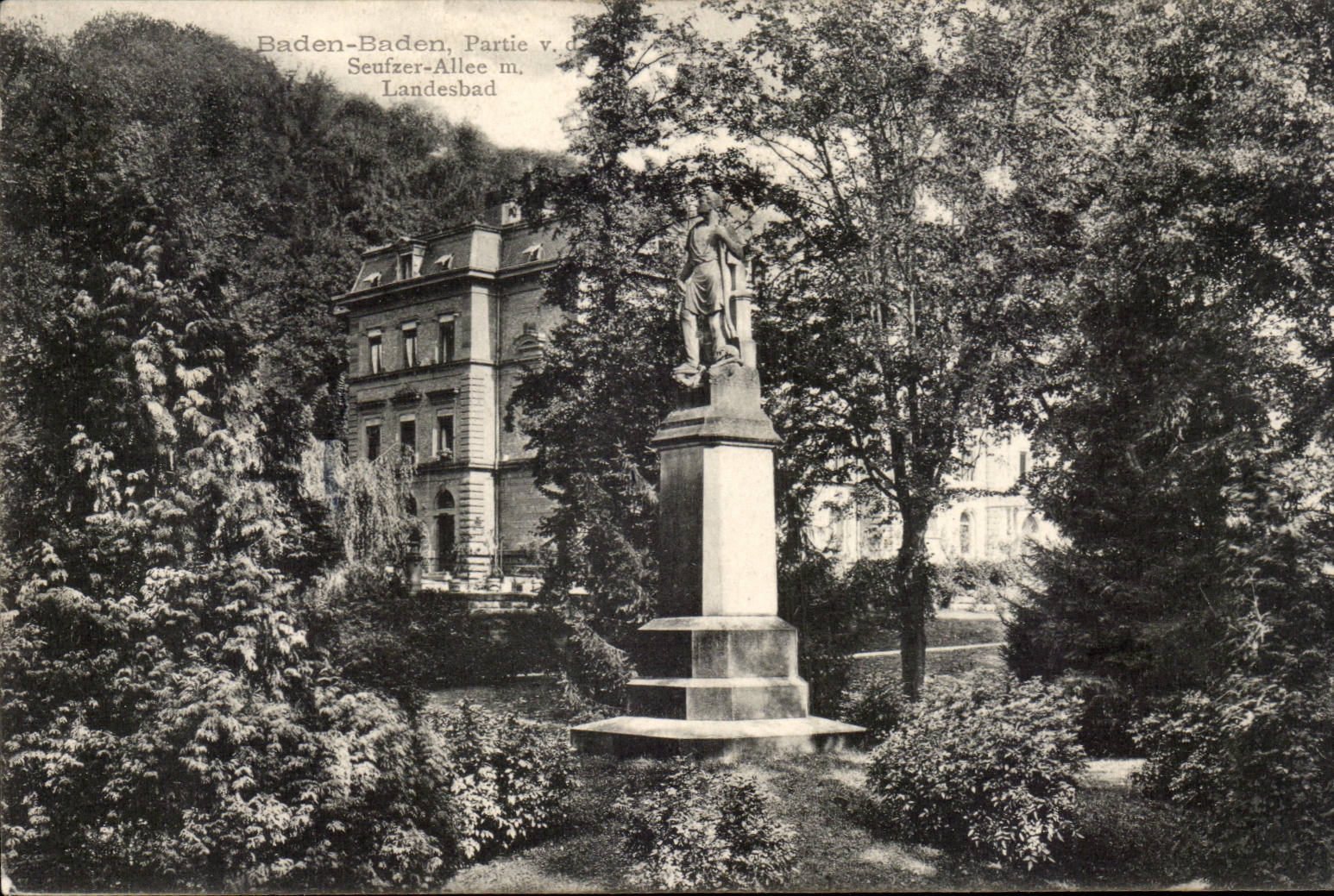 CPA Baden Baden Partie Seufze Allee Landesbad