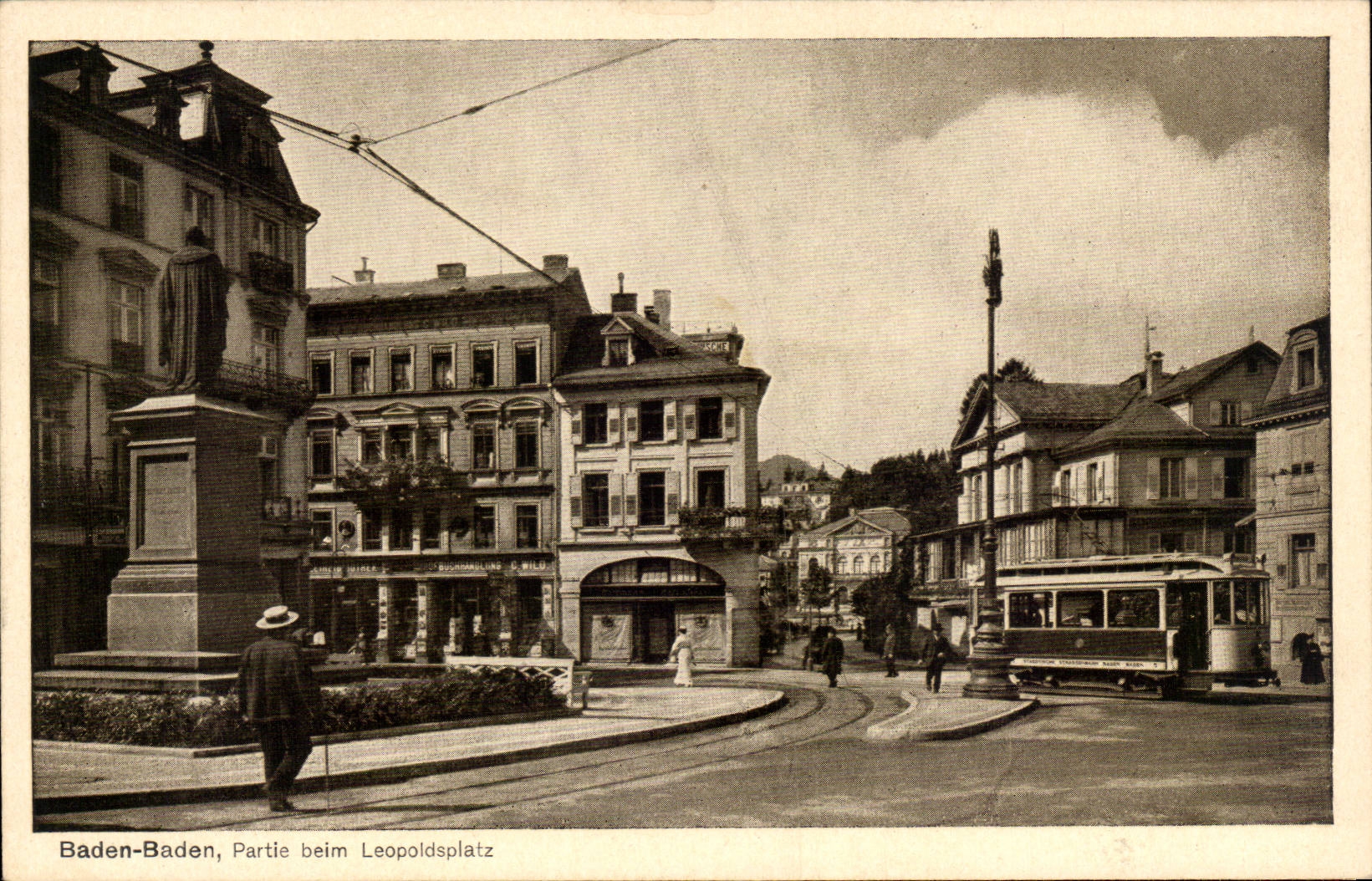 CPA Baden Baden Partie bei Leopoldsplatz