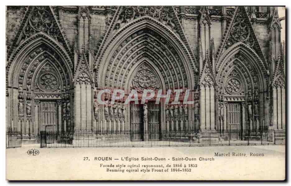 CPA Rouen Eglise Saint Ouen 