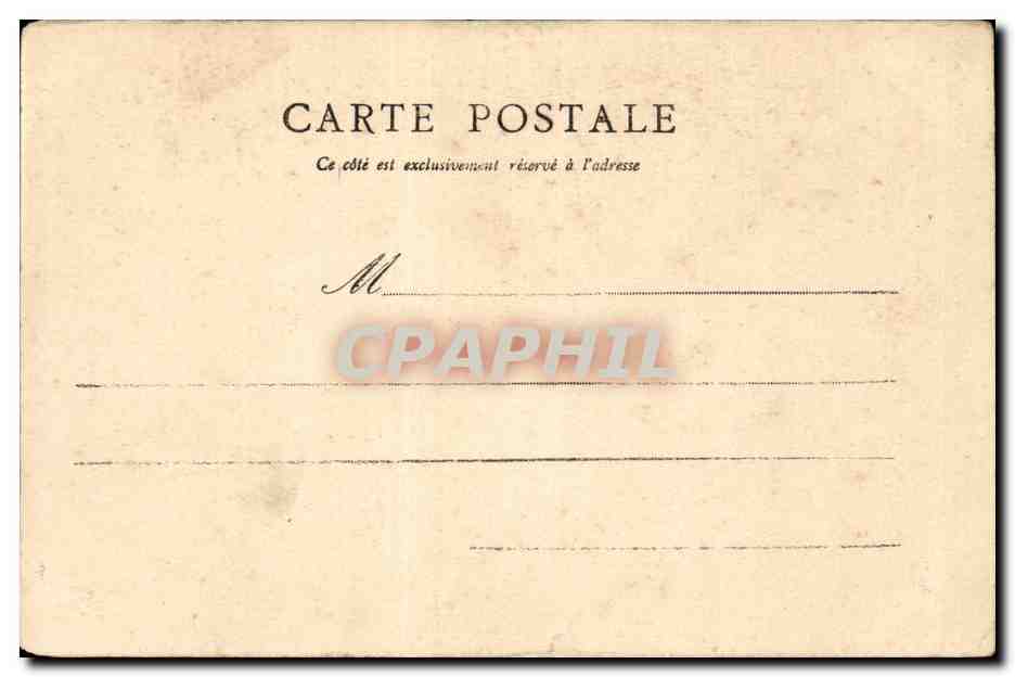 CPA Rouen Gross horloge — Verso
