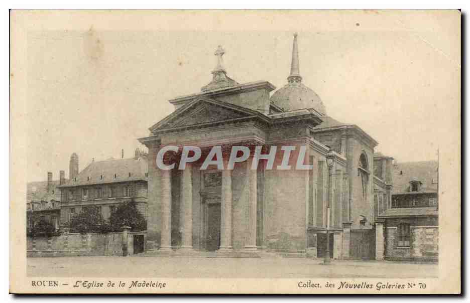 CPA Rouen Eglise de la Madeleine
