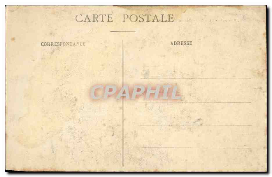 CPA Rouen Ancien pont suspendu — Verso