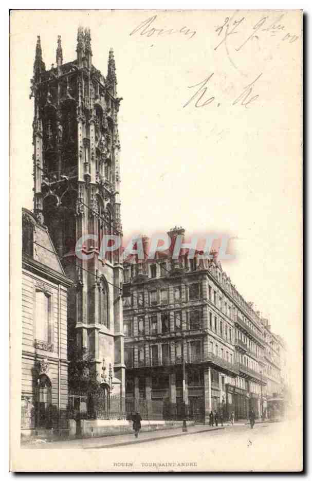 CPA Rouen Tour Saint Andre