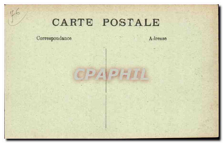 CPA Abbaye de St Wandrille Dans le cloitre la porte de l'eglise de ND de Fontanelle — Rückseite