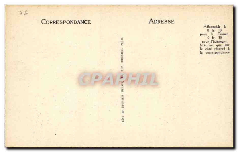 CPA Ancienne abbaye de Jumieges 18eme — Rückseite