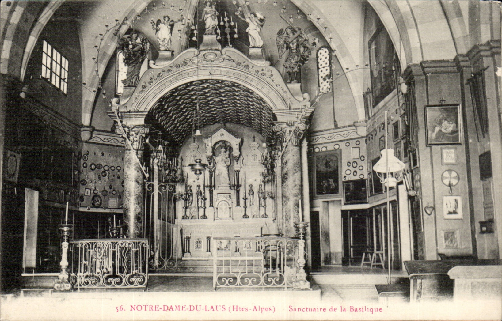 CPA Notre Dame du Laus Sanctuaire de la basilique