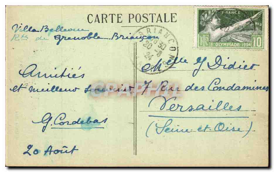 Les Alpes Pittoresques — Briançon (alt. 1326 m.) — Le Pont d'Asfeld sur la Durance (1398 m.), fort italien — Louis Bonnet, éditeur - 3049 — Verso
