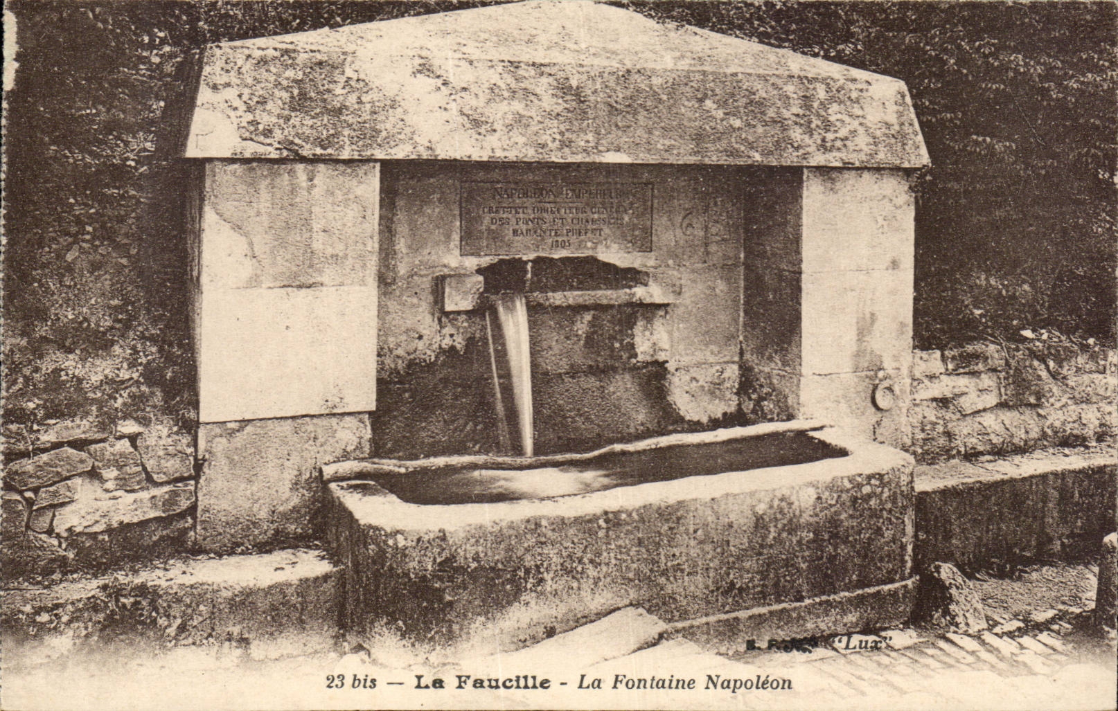 La Fauccille — La Fontaine Napoléon — E. Pons, Lux