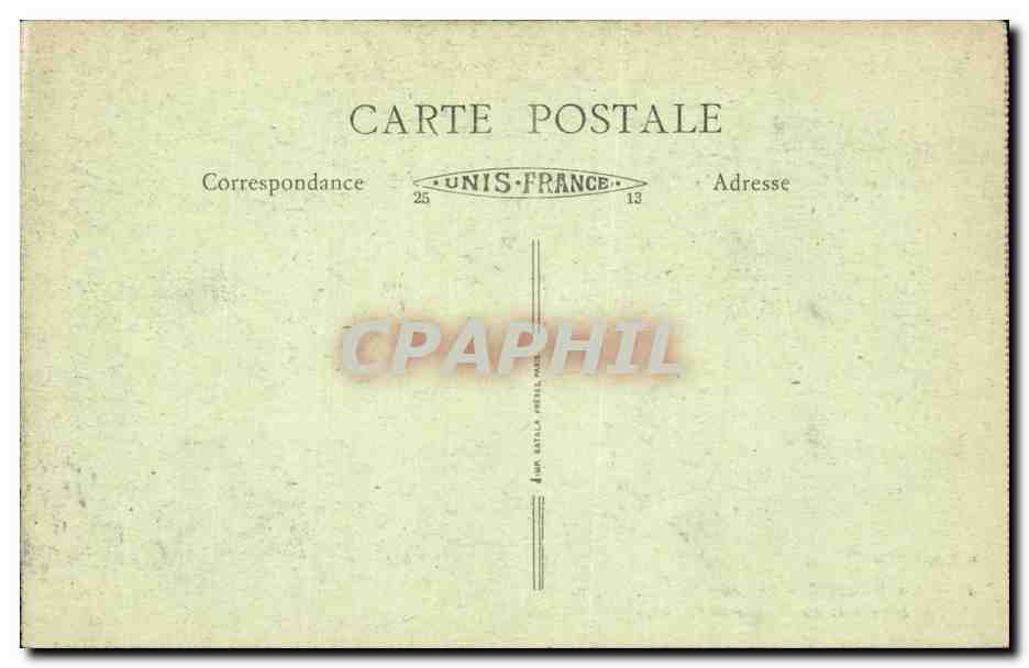 La Faucille - Le Colomby (alt. 1691 m.) — Sous-bois au Sentier de l'Echine — B.F.J. "Lux" n°14 — Verso