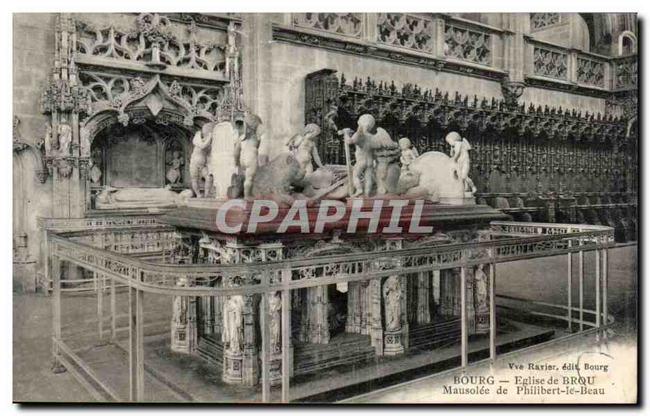 CPA Bourg Eglise de Brou Mausolee de Philibert le Beau