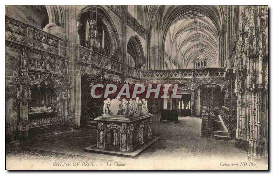 Église de Brou — Le Chœur — Collections ND Phot
