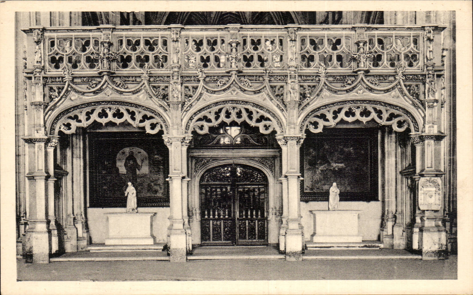 Église de Brou (Ain) — Le Jubé — Éditeur : Serv. Commercial Monuments Historiques