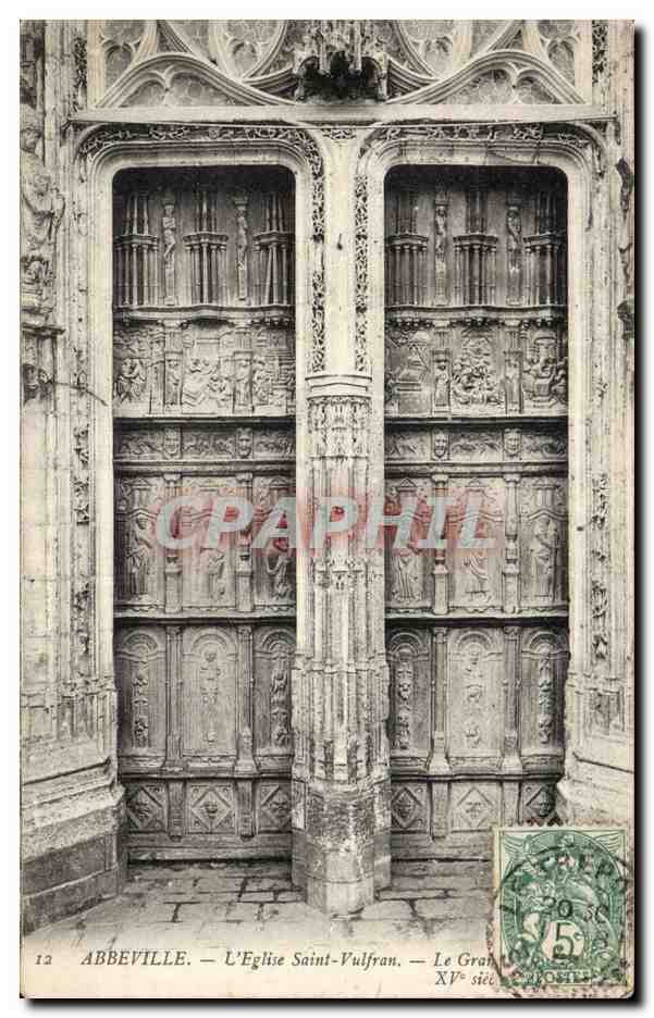CPA Abbeville Eglise Saint Vulfran