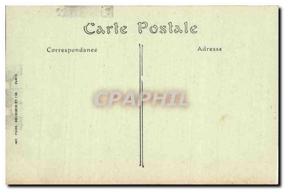 CPA Cathedrale d'Amiens Notre Dame Trameau de la porte de la vierge doree  — Verso