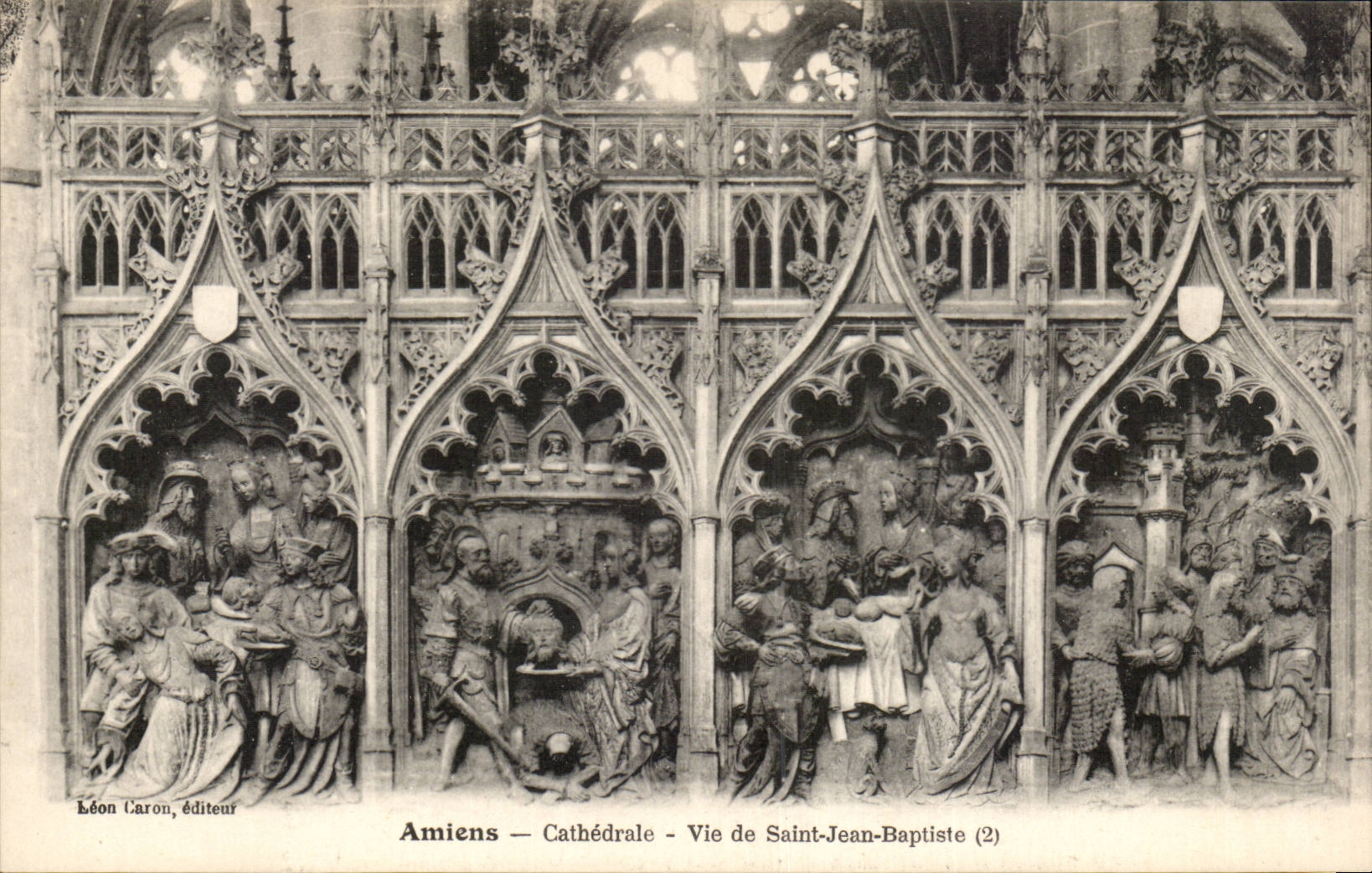 CPA Cathedrale Amiens Vie de Saint Jean Baptiste