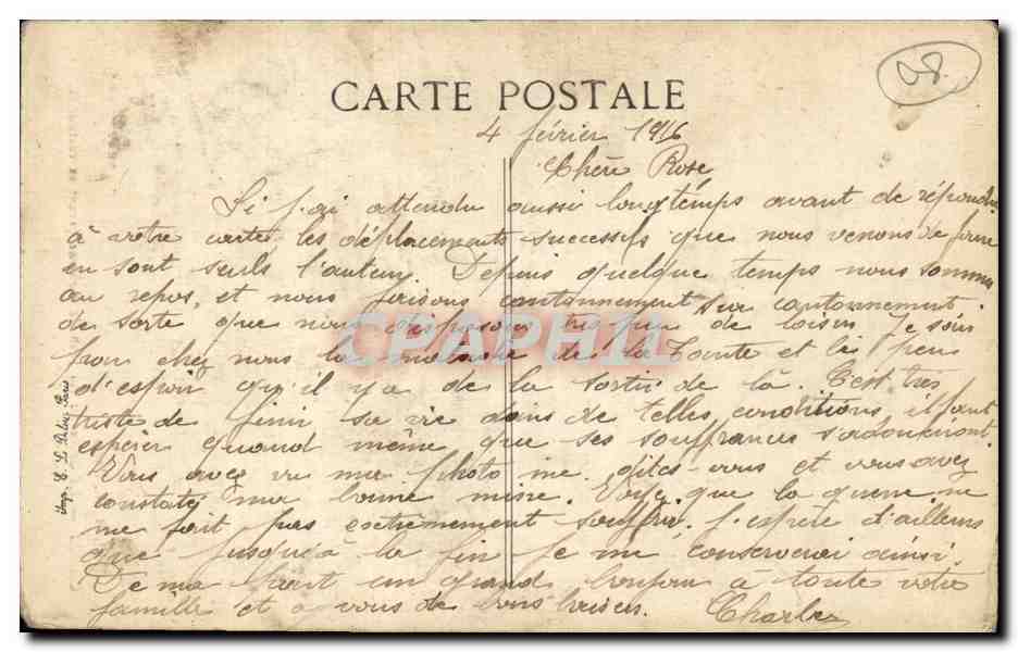 Crécy — La Croix du roi Jean de Bohême (avant sa restauration) — Edit. B.D., Paris — Reverso