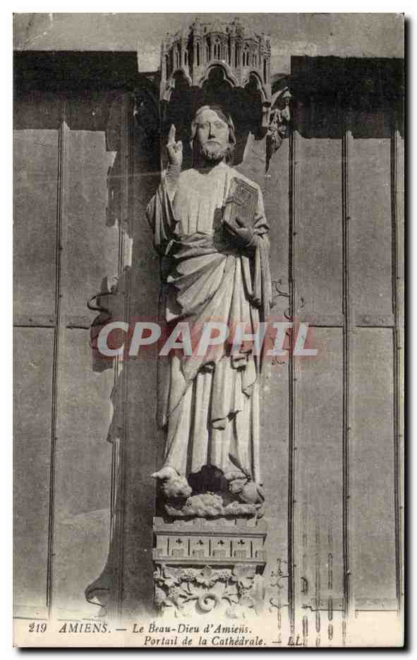 CPA Amiens Le Beau Dieu d'Amiens Portail de la cathedrale