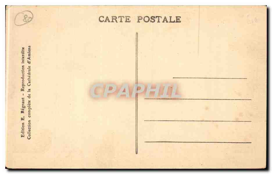 CPA Amiens Cathedrale Cloture du choeur 15eme Histoire de St Firmin La discussion — Back