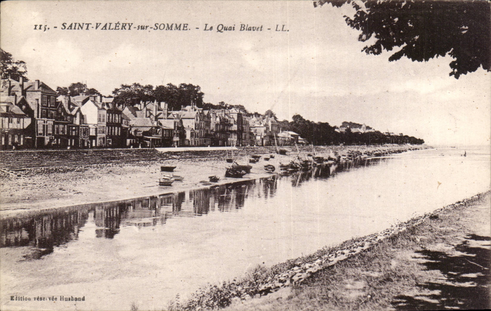 CPA Saint Valery sur Somme le quai Blavet