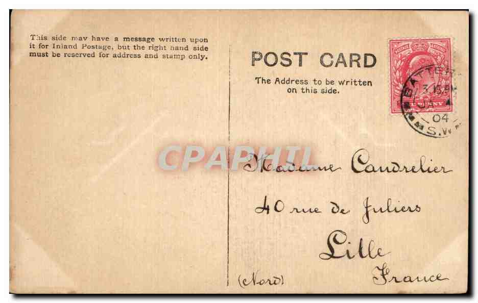 CPA Great Britain Stratford upon Avon — Rückseite