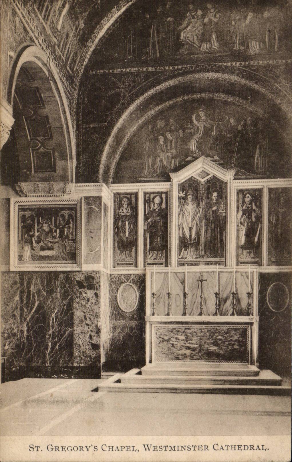 CPA Great Britain Londres London St Gregory's chapel Westminster Cathedral