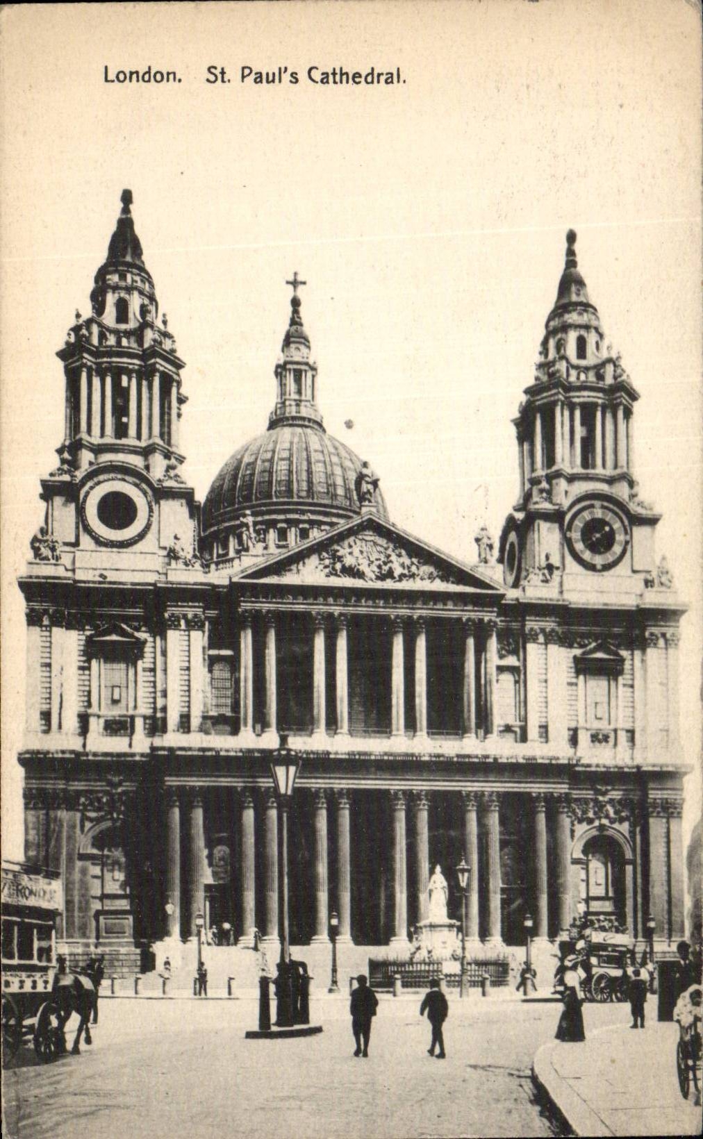 CPA Great Britain Londres London St Paul's cathedral