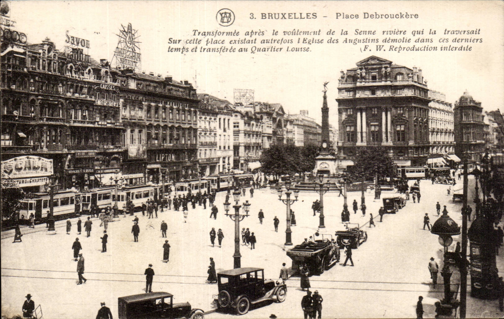 CPA Bruxelles place Debrouckere