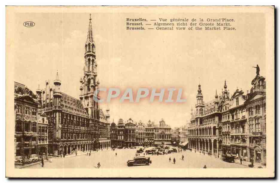 CPA Bruxelles Vue generale de la grand place