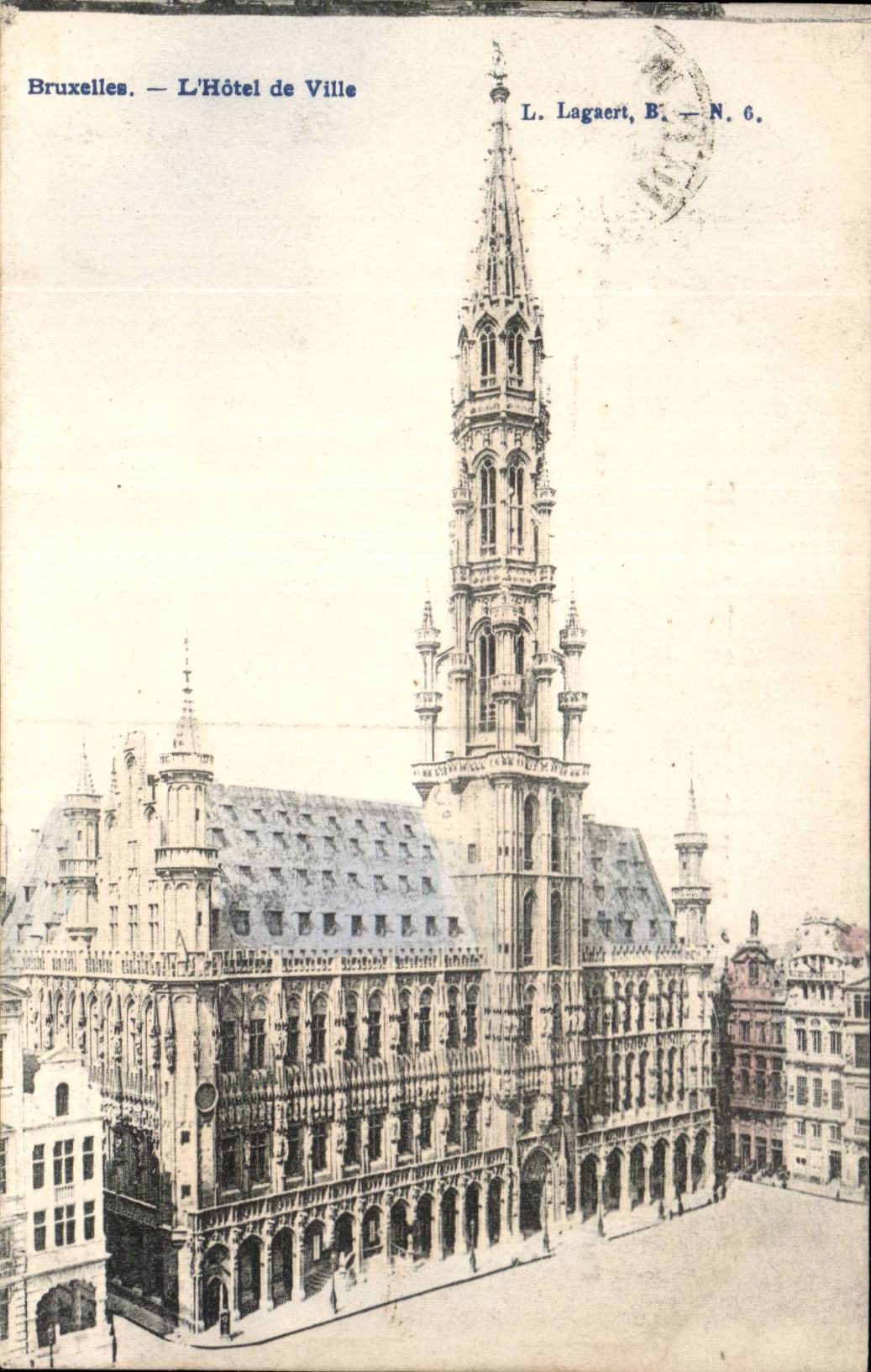 CPA Bruxelles L'hotel de ville