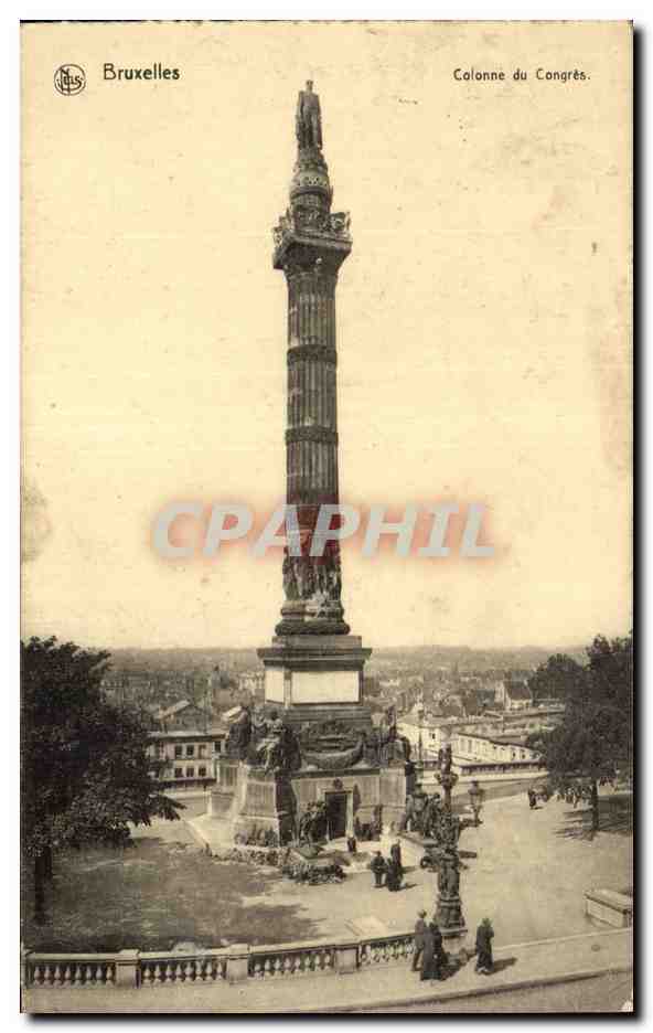 Bruxelles — Colonne du Congrès — éditeur Nis, n° de série non visible