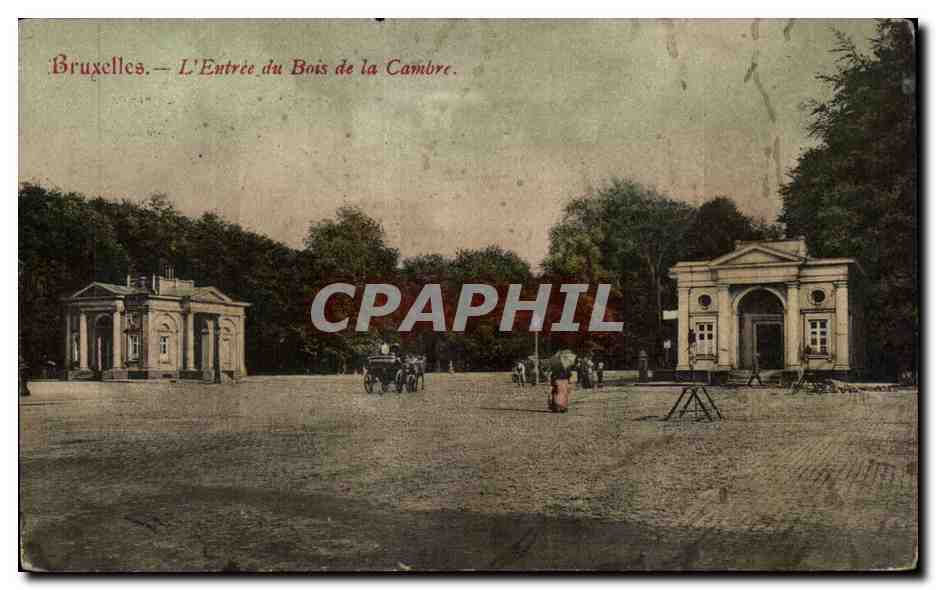 CPA Bruxelles L'entree du bois de la CAmbre
