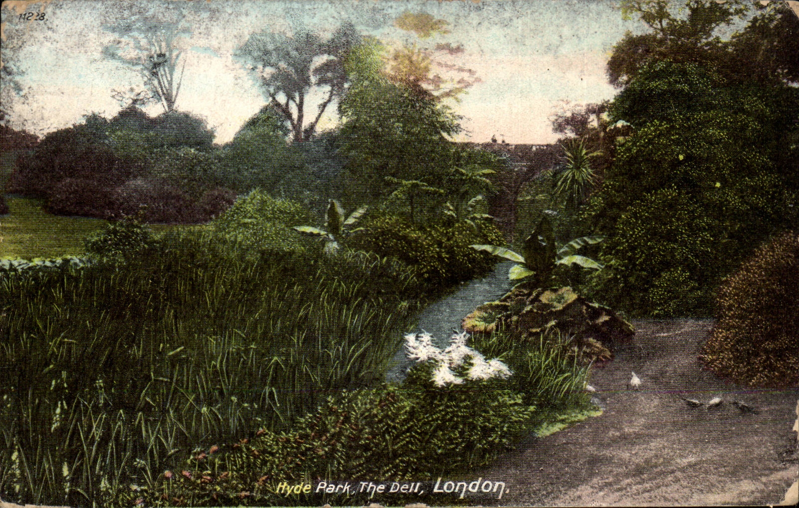 CPA Londres london Hyde park The dell