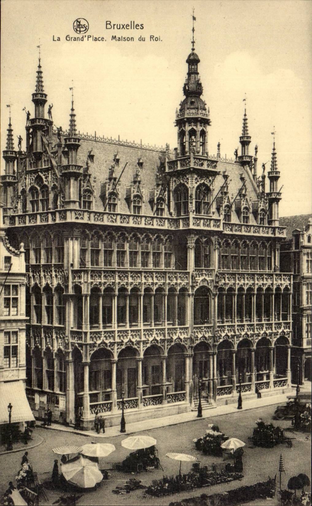 CPA Bruxelles La grand place Maison du roi