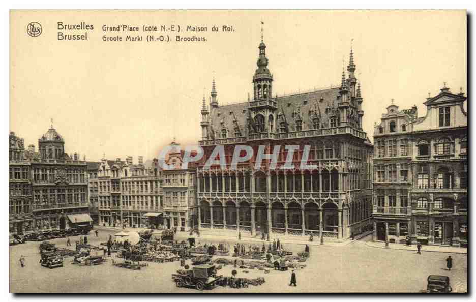 CPA Bruxelles La grand place Maison du roi
