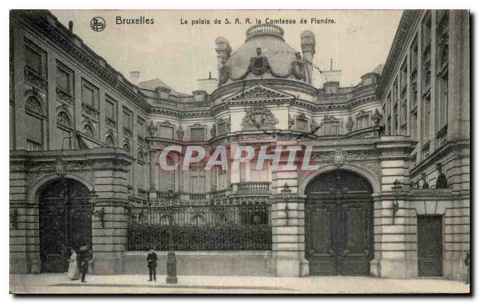 CPA Bruxelles Le palais de SAr la comtesse de Flandre