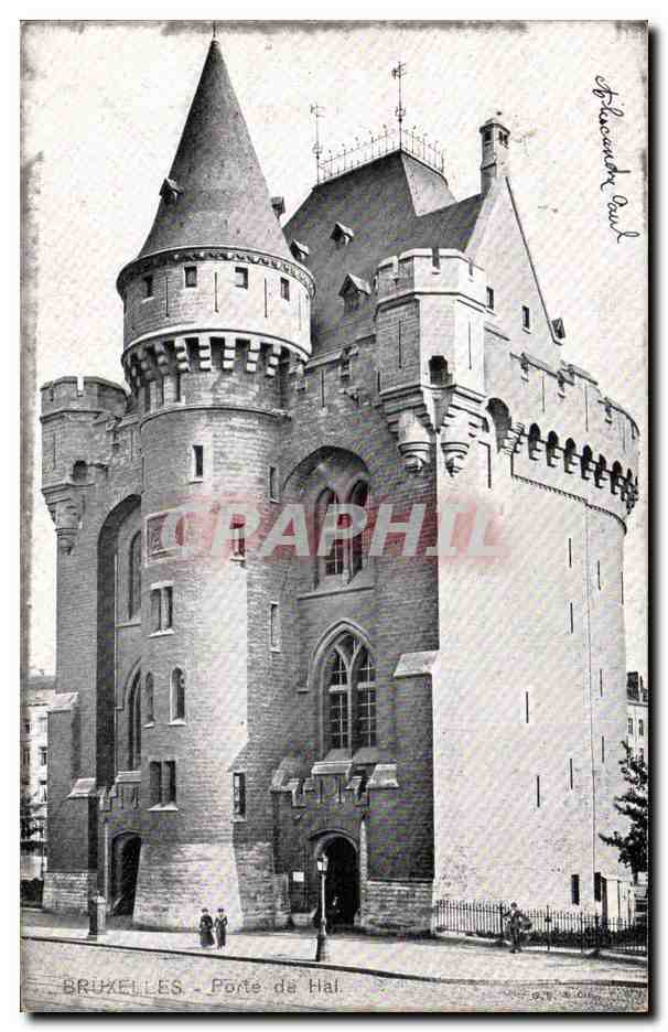 CPA Bruxelles Porte de Hall