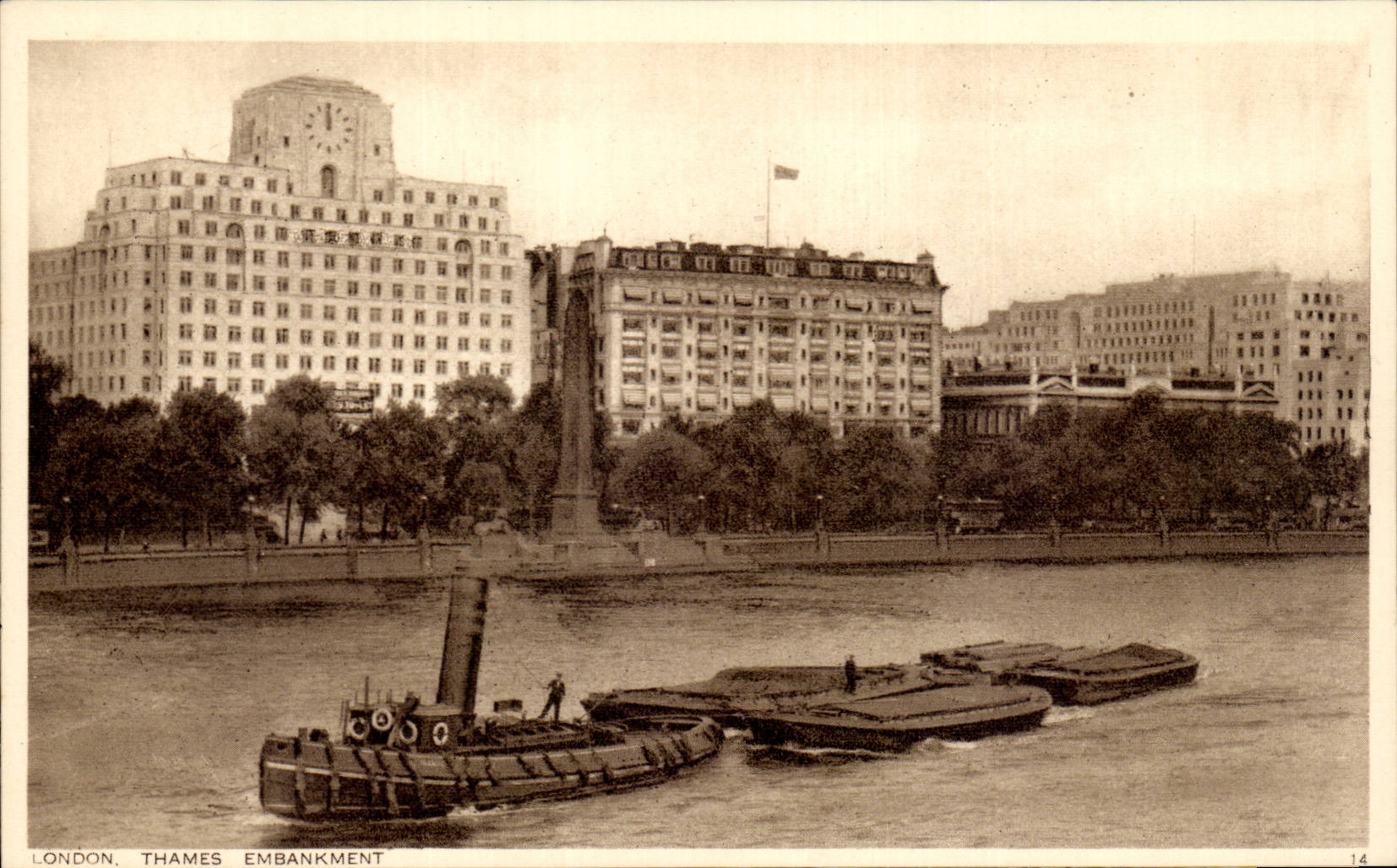 CPA Londrs london Thames Embankment