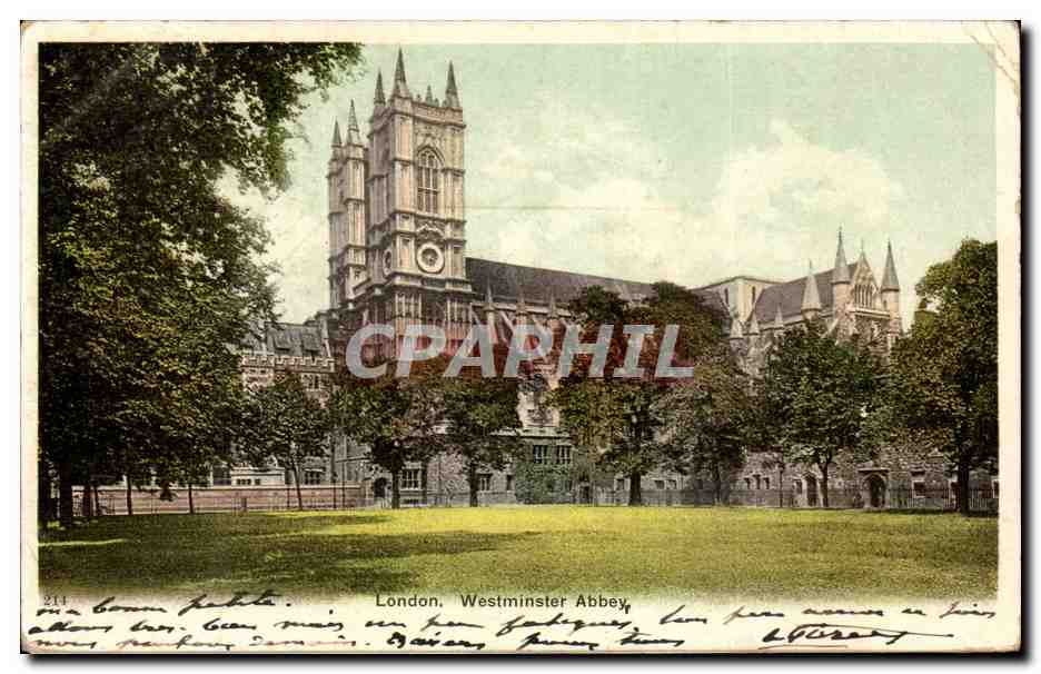 CPA Londres london Westminster Abbey