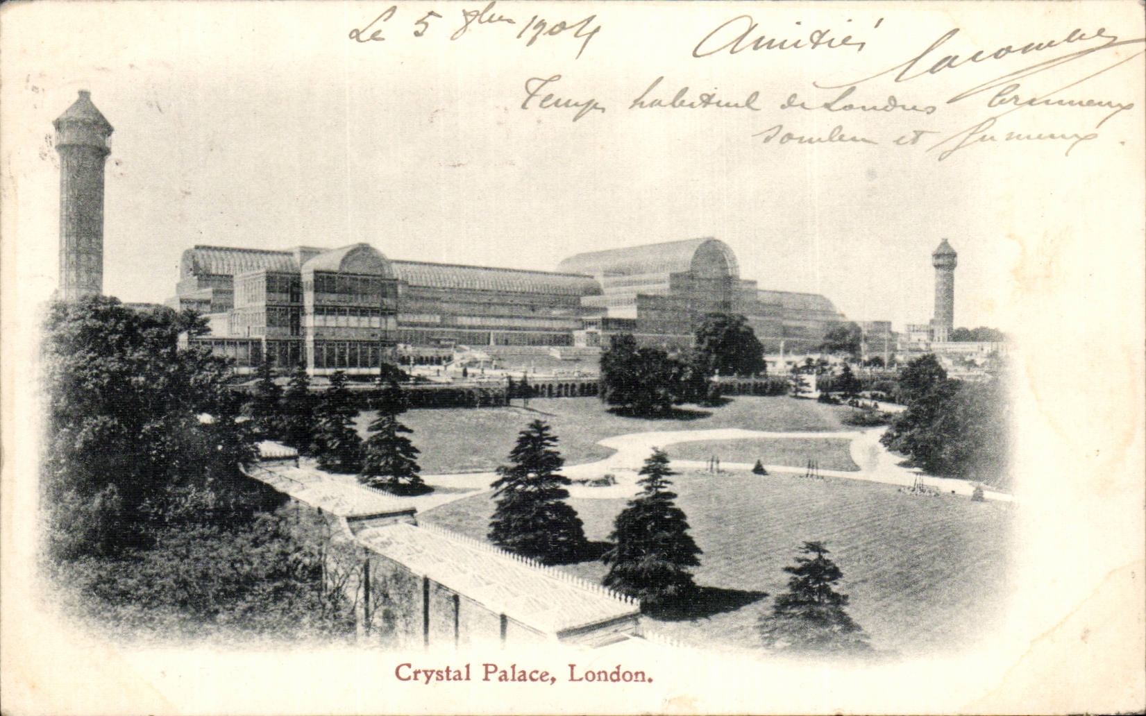 CPA Londres london Crystal palace