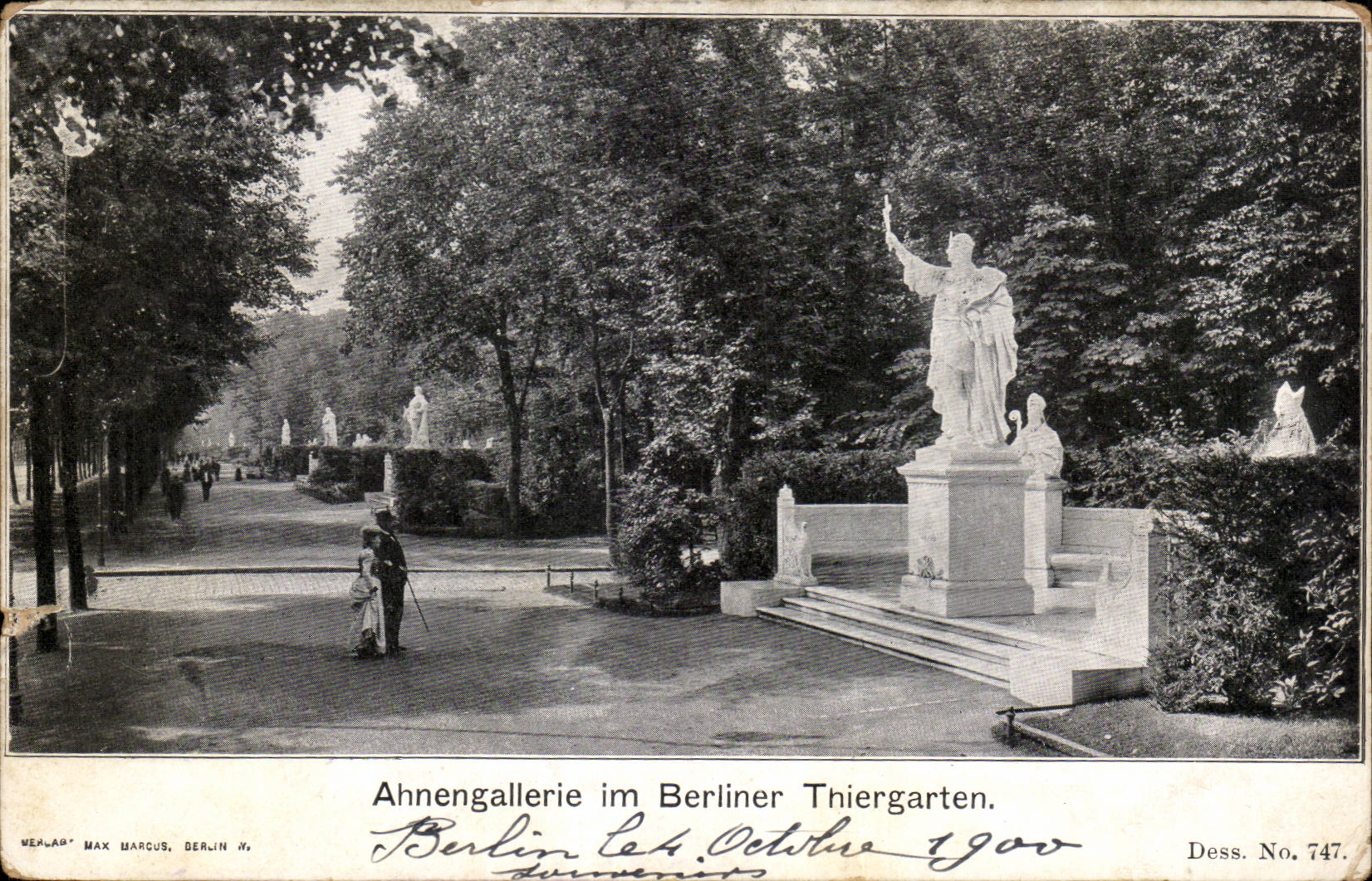 CPA Ahnengallerie im Berliner Thiergarten Berlin