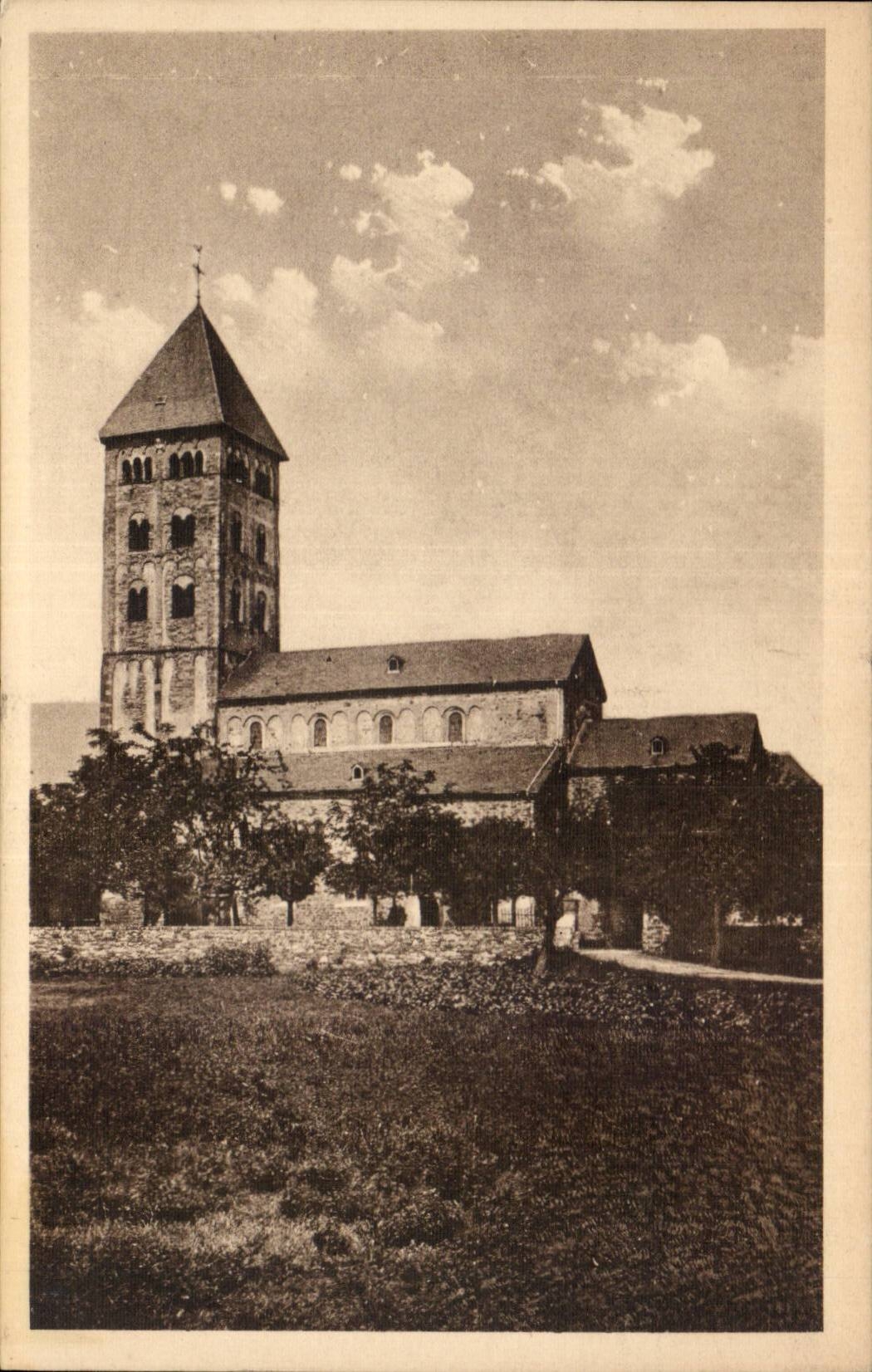 CPA Niederlahnstein a Rhein Johanniskirche