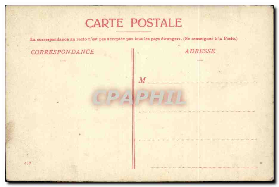 CPA Bruxelles Place de la bourse — Verso