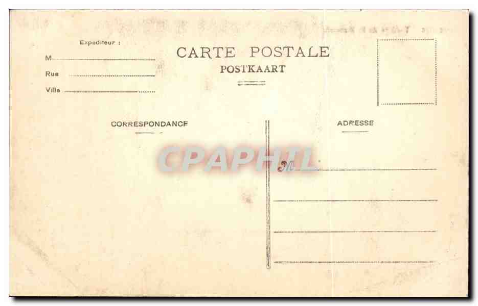 CPA Bruxelles Theatre de la monnaie — Rückseite